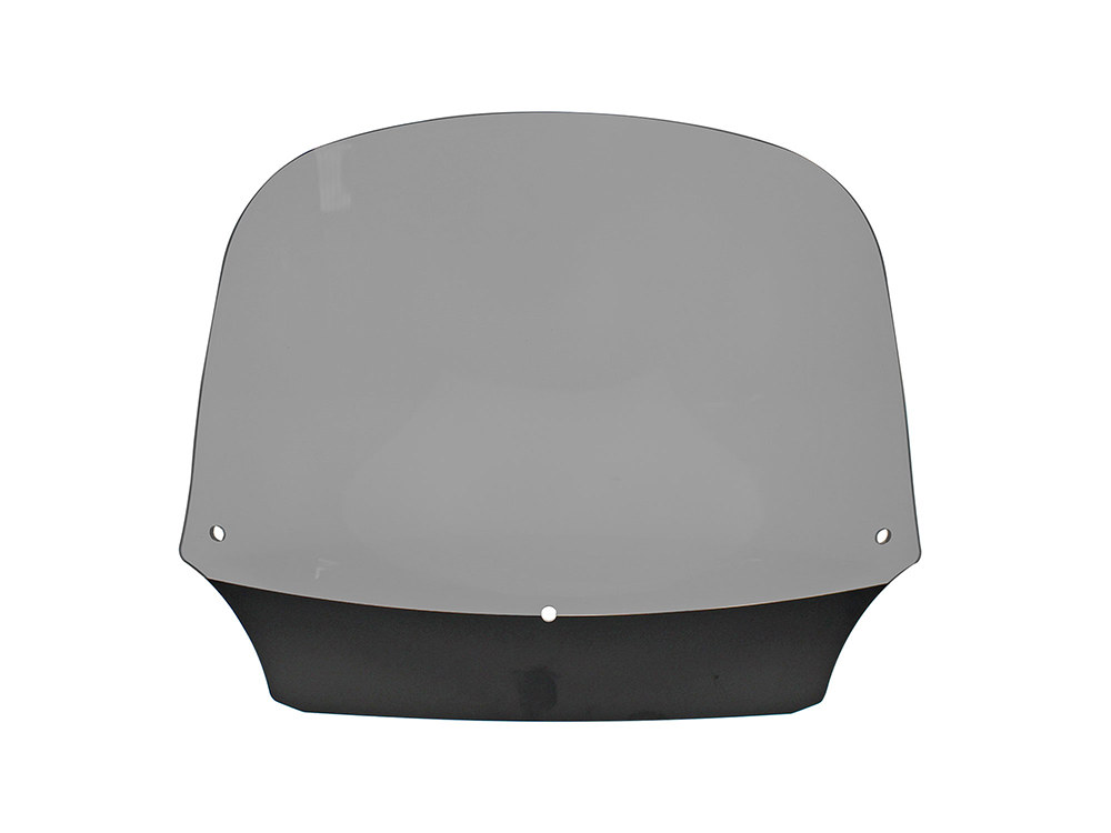 Standard Windshield for Memphis Shades Batwing Fairing. 12in. High, Solar/Tinted.