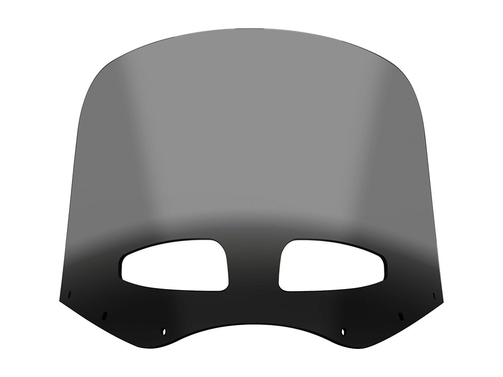Vented Road Warrior Windshield - 13in. Black Smoke