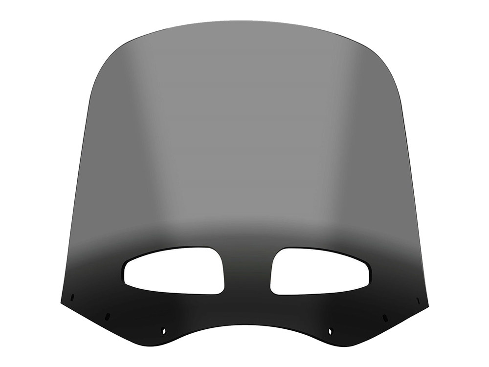 Vented Road Warrior Windshield - 15in. Black Smoke