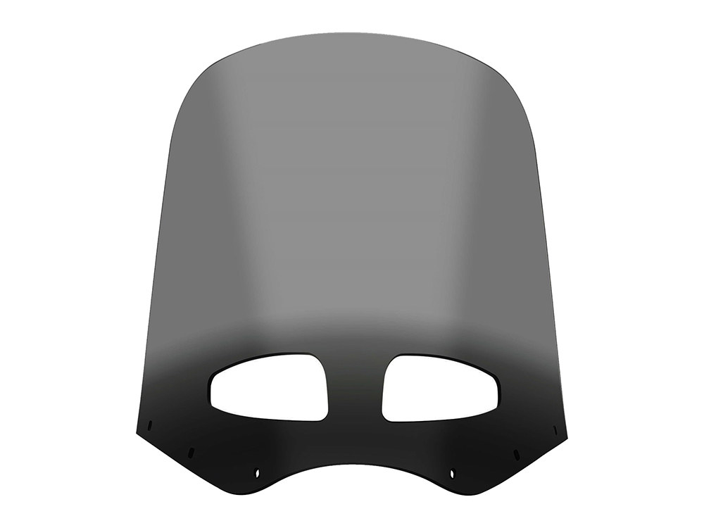 Vented Road Warrior Windshield - 17in. Black Smoke