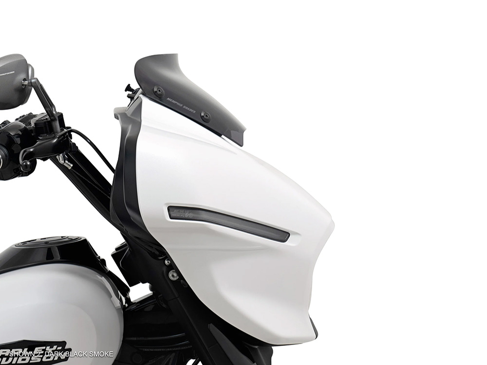 Memphis Shades 2in. Spoiler Windshield - Dark Smoke. Fits CVO Street Glide 2023up & Street Glide 2024up
