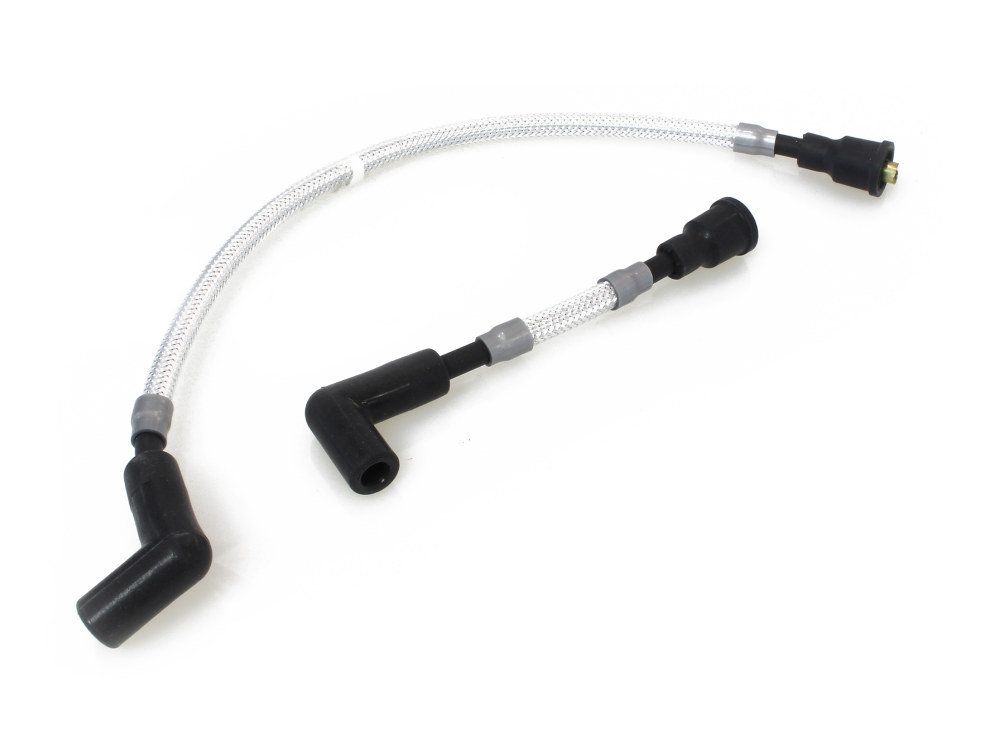 Ignition Leads – Sterling Chromite. Fits Softail 1984-1999, Dyna 1991-1998 & 4Spd Big Twin 1965-1986