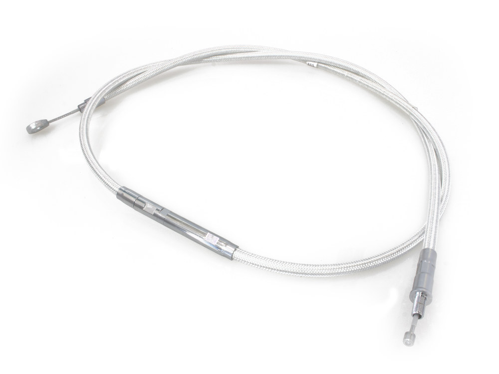 66in. Clutch Cable - Sterling Chromite. Fits 5Spd Big Twin 1987-2006