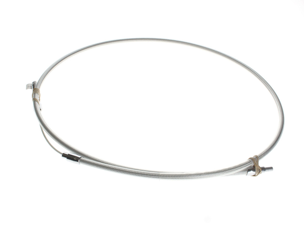 59in. Clutch Cable - Sterling Chromite. Fits 4Spd Big Twin 1968-1986