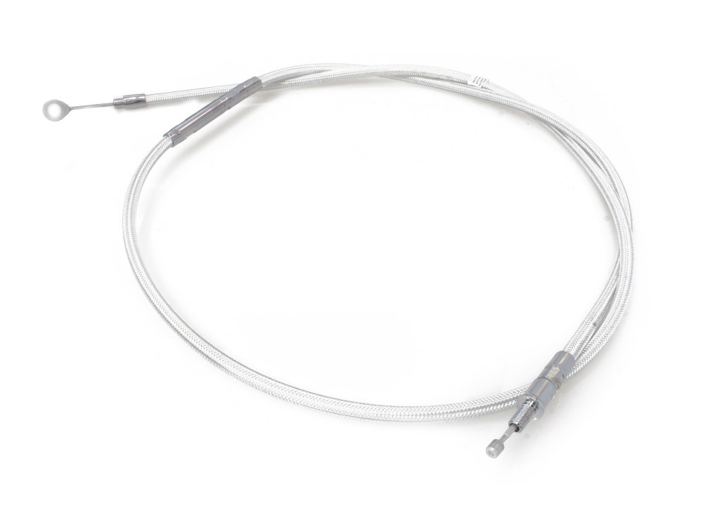 79in. Clutch Cable - Sterling Chromite. Fits 5Spd Big Twin 1987-2006