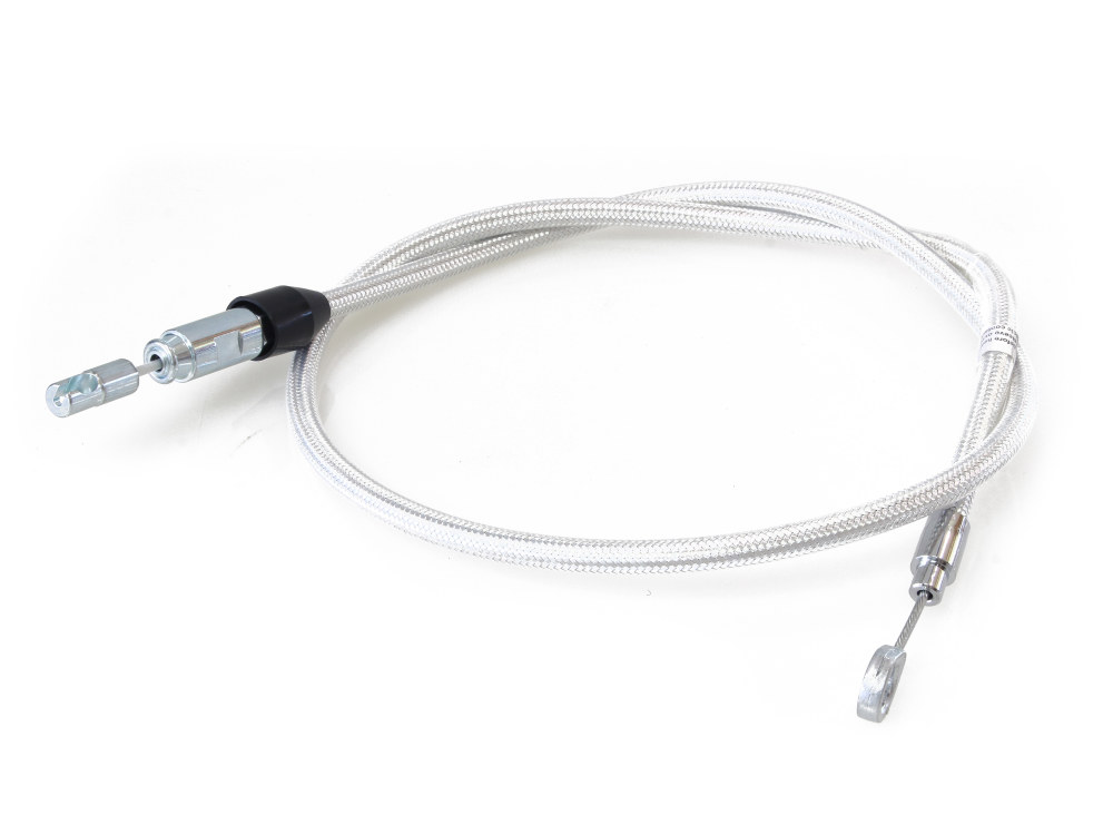 44in. Quick Connect Upper Clutch Cable – Sterling Chromite. Fits Softail 2018up & Touring 2021up