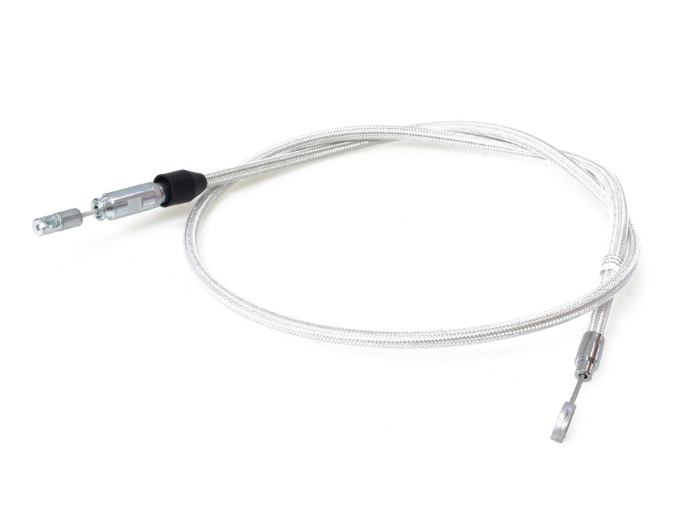 52in. Quick Connect Upper Clutch Cable - Sterling Chromite. Fits Softail 2018-2024 & Most Touring 2021-2024