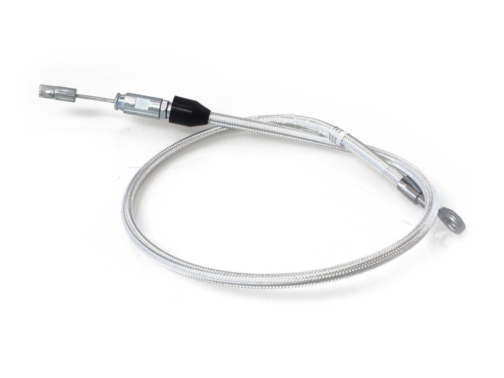 36in. Quick Connect Upper Clutch Cable – Sterling Chromite. Fits Softail 2018up