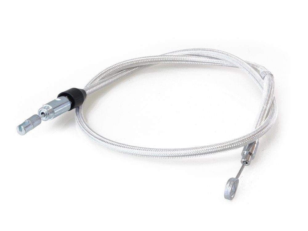42in. Quick Connect Upper Clutch Cable – Sterling Chromite. Fits Softail 2018up & Touring 2021up