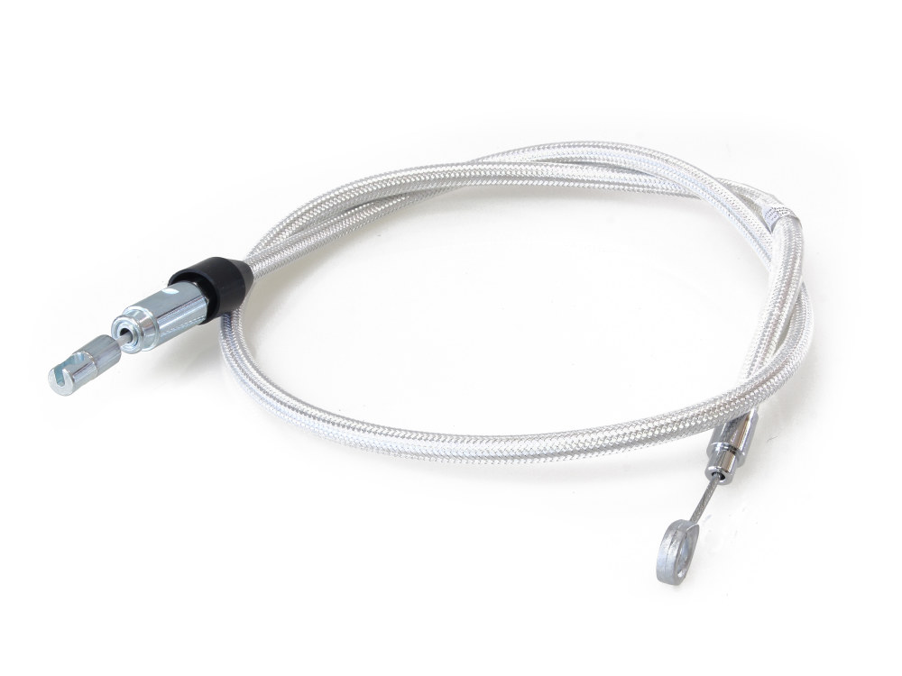 42in. Quick Connect Upper Clutch Cable - Sterling Chromite. Fits Softail 2018-2024 & Most Touring 2021-2024