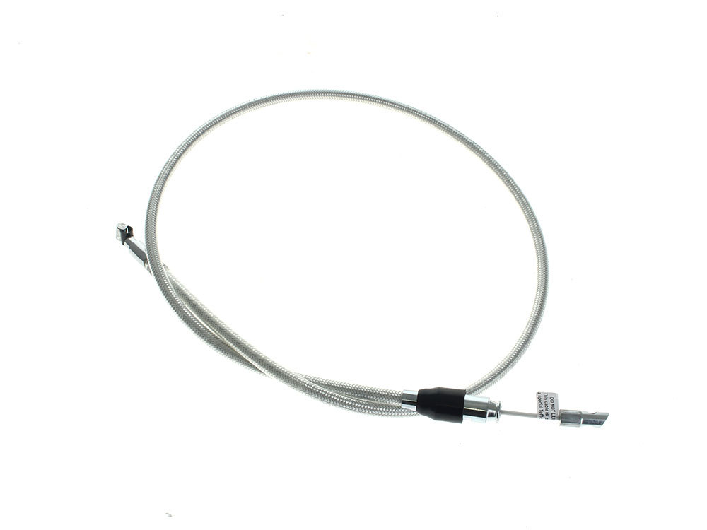 45in. Quick Connect Upper Clutch Cable - Sterling Chromite. Fits Street Glide 2024up