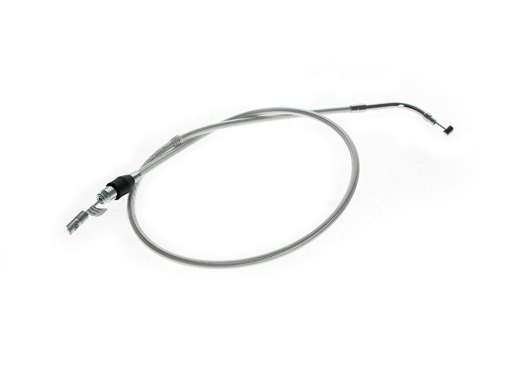 45in. Quick Connect Upper Clutch Cable - Sterling Chromite. Fits Road Glide 2024up