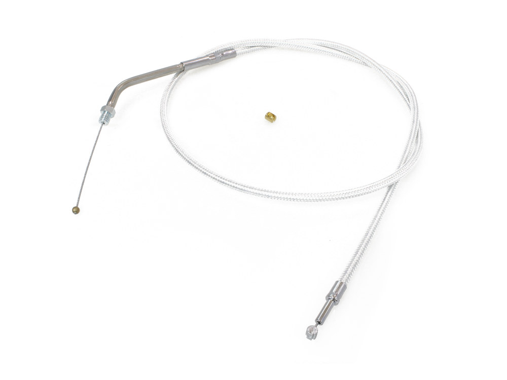 32-1/2in. Throttle Cable - Sterling Chromite. Fits Big Twin 1981-1988.