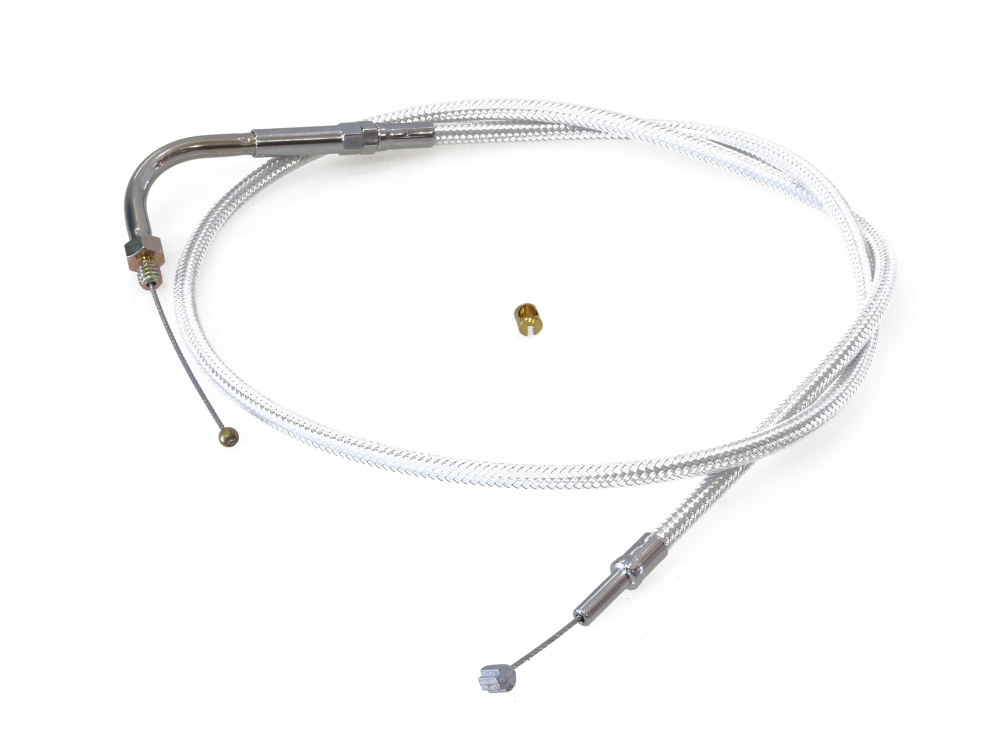33-1/2in. Throttle Cable – Sterling Chromite.Fits Big Twin & Sportster 1976-1980.