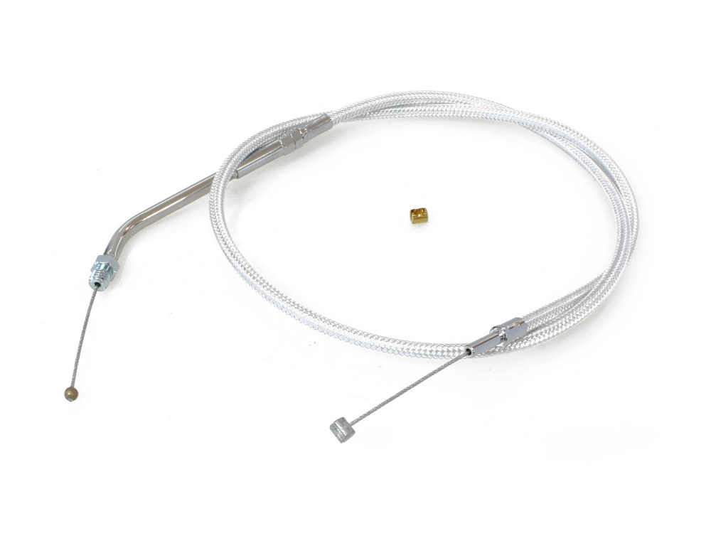 Throttle Cable with - Sterling Chromite. Fits Sportster 1986-1987.