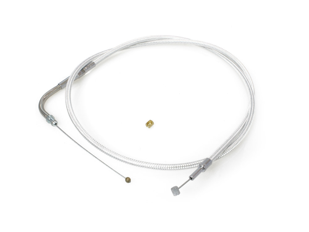 44-1/2in. Throttle Cable - Sterling Chromite. Fits Big Twin 1996-2017.