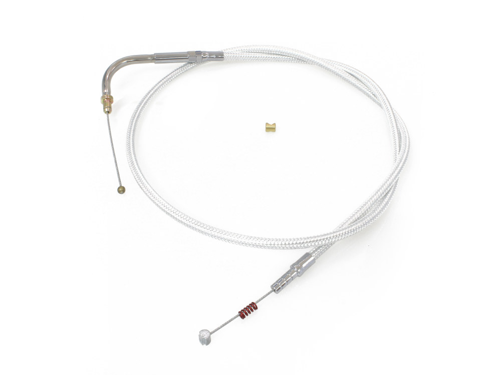 28-1/2in. Idle Cable - Sterling Chromite. Fits Big Twin 1996-2017.