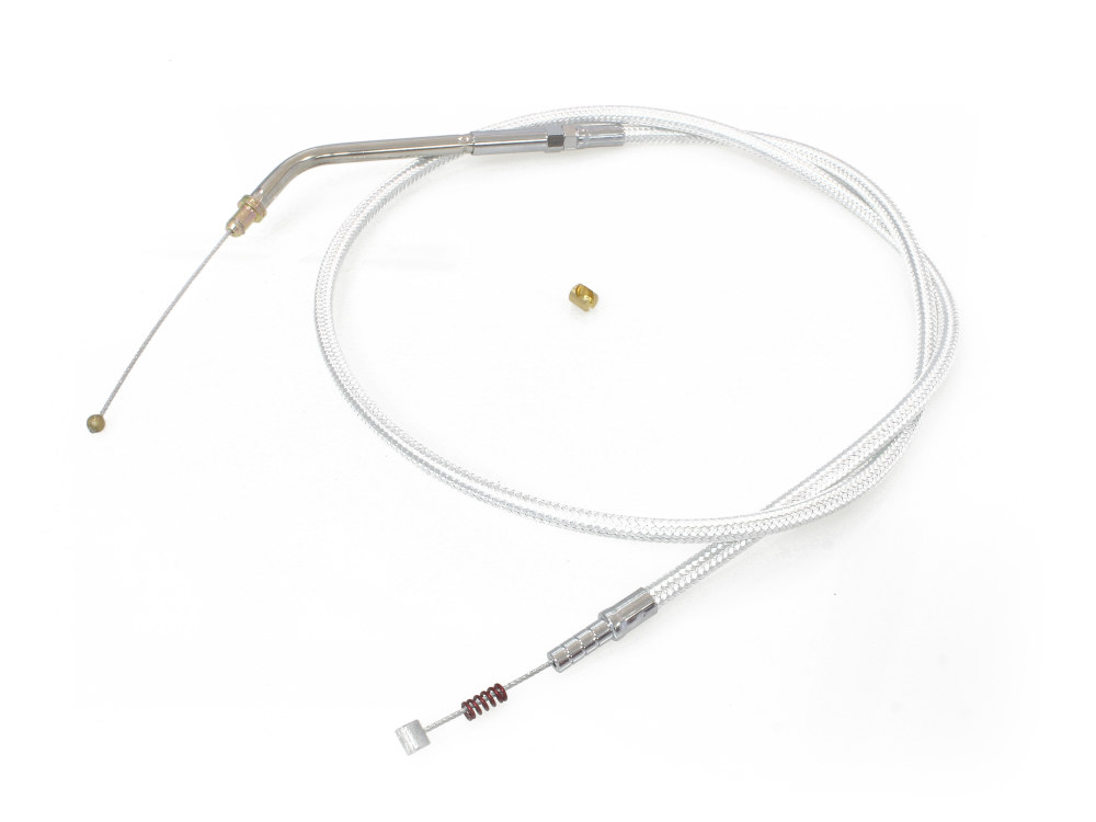 38in. Idle Cable - Sterling Chromite. Fits Sportster 2007-2021.