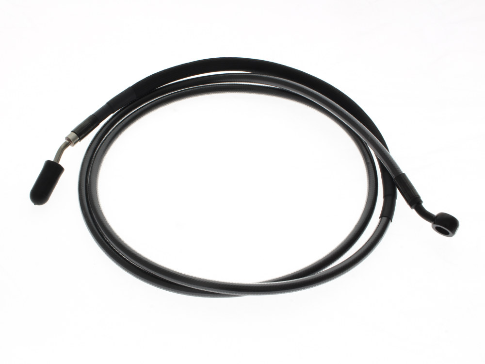 66in. Hydraulic Clutch Line with 10mm x 35 Degree Banjo – Black Pearl. Fits Touring & Softail 2017up Models with the Original H-D Hydraulic Clutch.