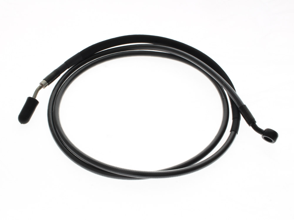 66in. Hydraulic Clutch Line with 10mm x 35 Degree Banjo - Black Pearl. Fits Touring & Softail 2017up Models with the Original H-D Hydraulic Clutch.
