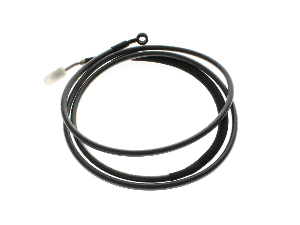 80in. Hydraulic Clutch Line with 10mm x 35 Degree Banjo – Black Pearl. Fits Touring & Softail 2017up Models with the Original H-D Hydraulic Clutch.