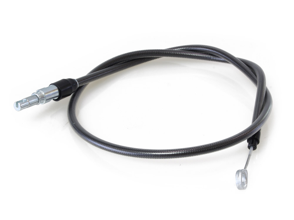 44in. Quick Connect Upper Clutch Cable – Black Pearl. Fits Softail