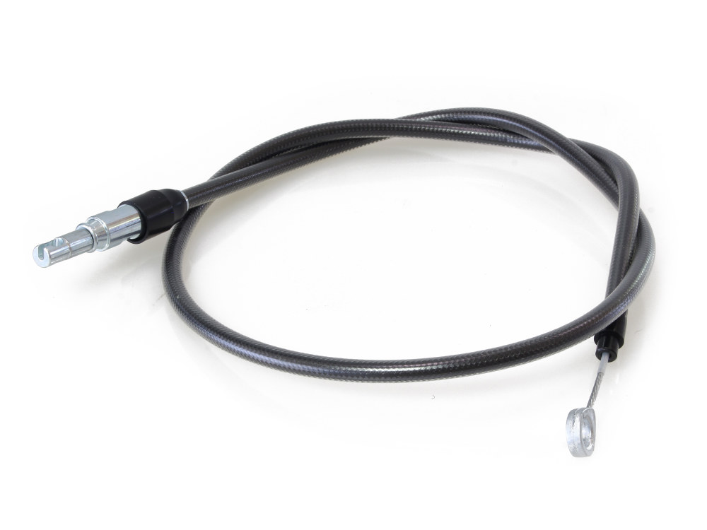 44in. Quick Connect Upper Clutch Cable - Black Pearl. Fits Softail 2018-2024 & Most Touring 2021-2024