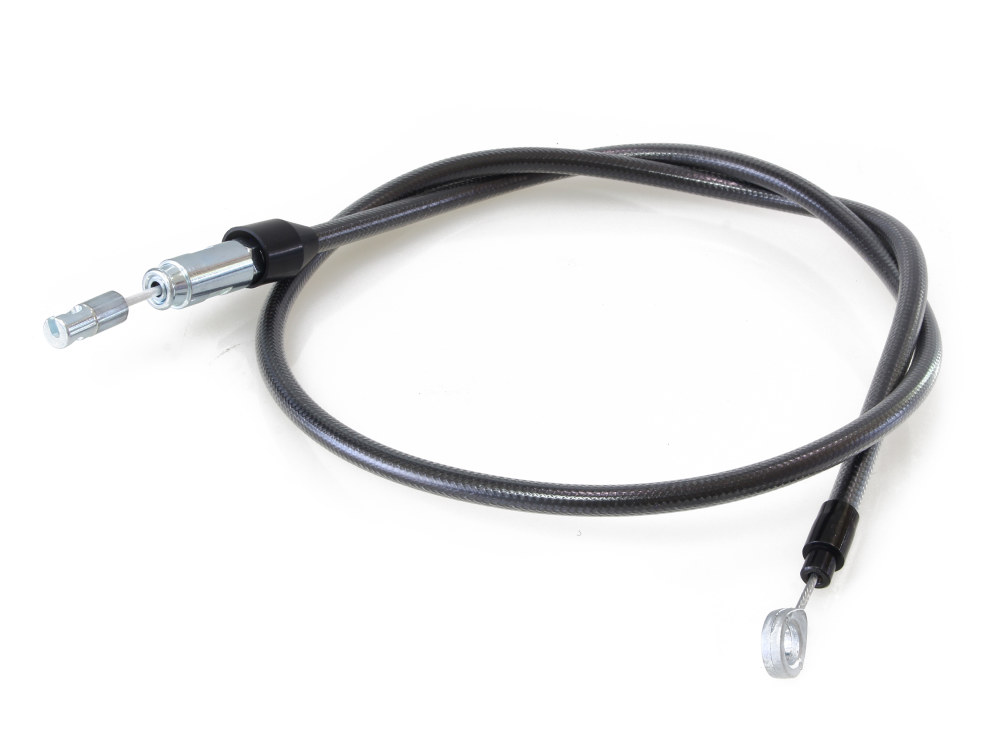 46in. Quick Connect Upper Clutch Cable - Black Pearl. Fits Softail 2018-2024 & Most Touring 2021-2024