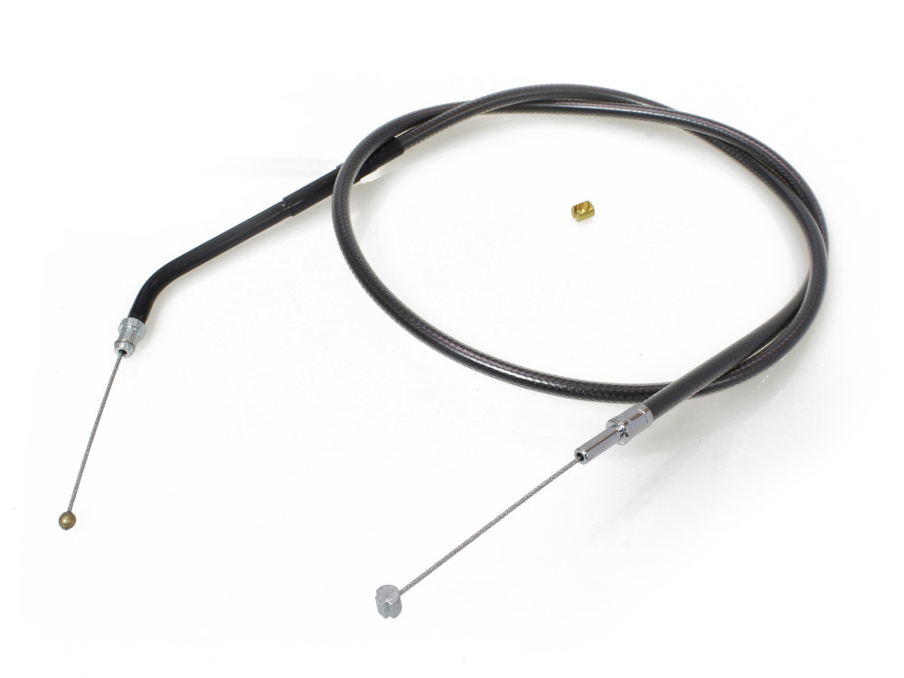 40in. Throttle Cable - Black Pearl. Fits Sportster 1996-2006.