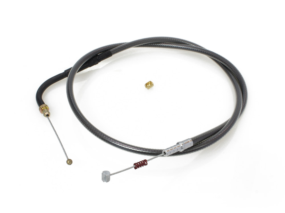 32-3/4in. Idle Cable - Black Pearl. Fits Big Twin 1996-2017.