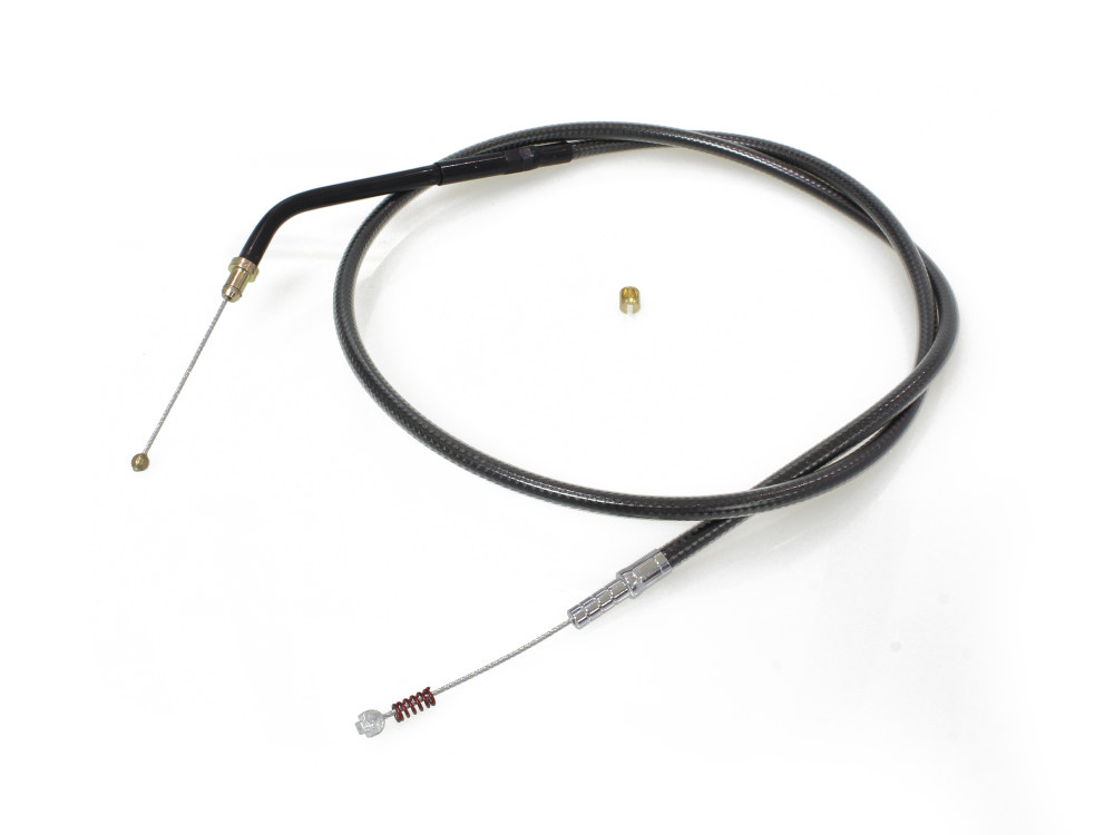30in. Idle Cable – Black Pearl. Fits Sportster 2007-2021.