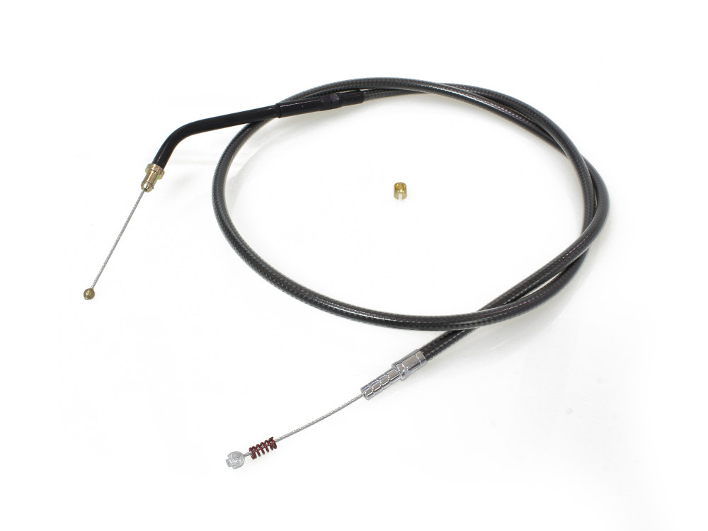 30in. Idle Cable - Black Pearl. Fits Sportster 2007-2021.