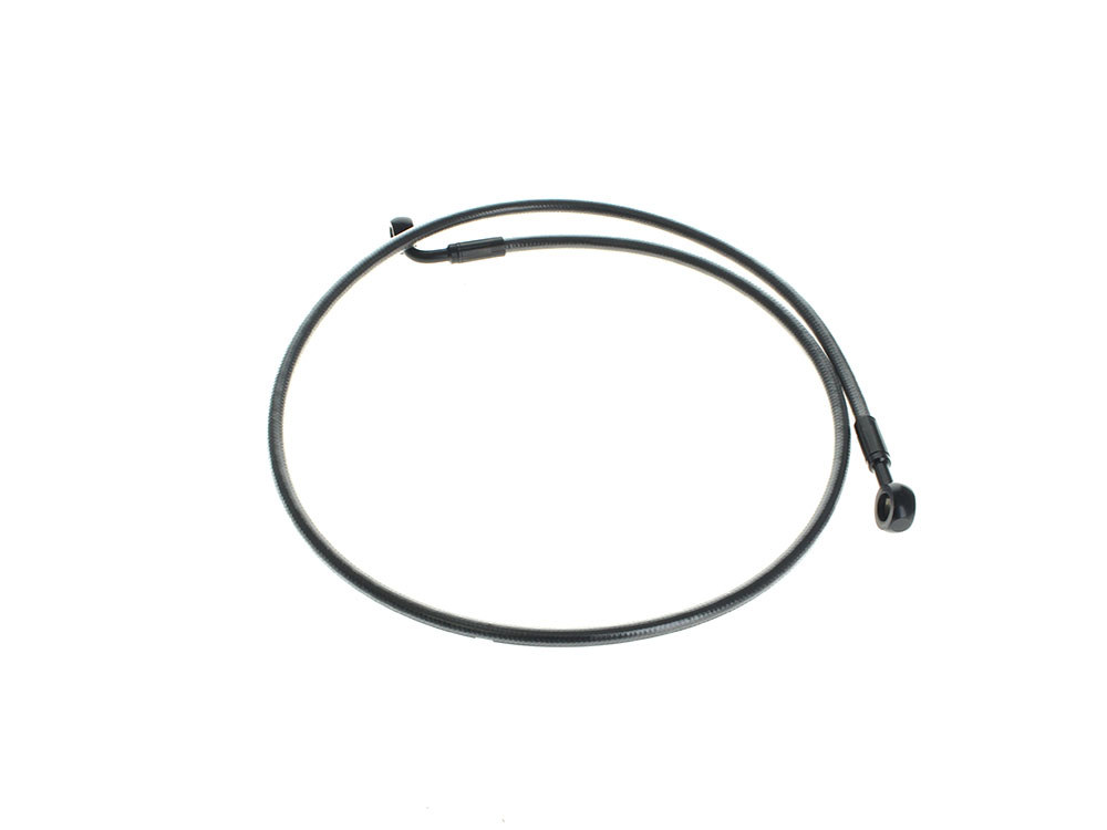 42in. E-Z Align Front Brake Line with 7/16in. x 180 Degree Banjo - Black Pearl