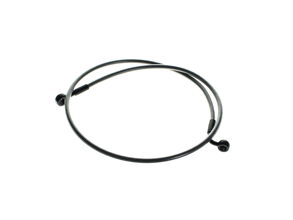 45in. E-Z Align Front Brake Line with 7/16in. x 180 Degree Banjo - Black Pearl