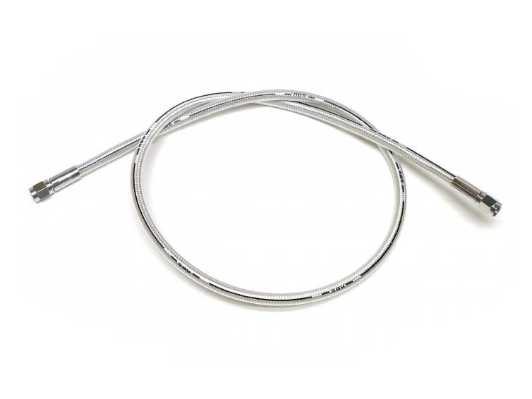 40in. Universal Brake Line - Sterling Chromite.