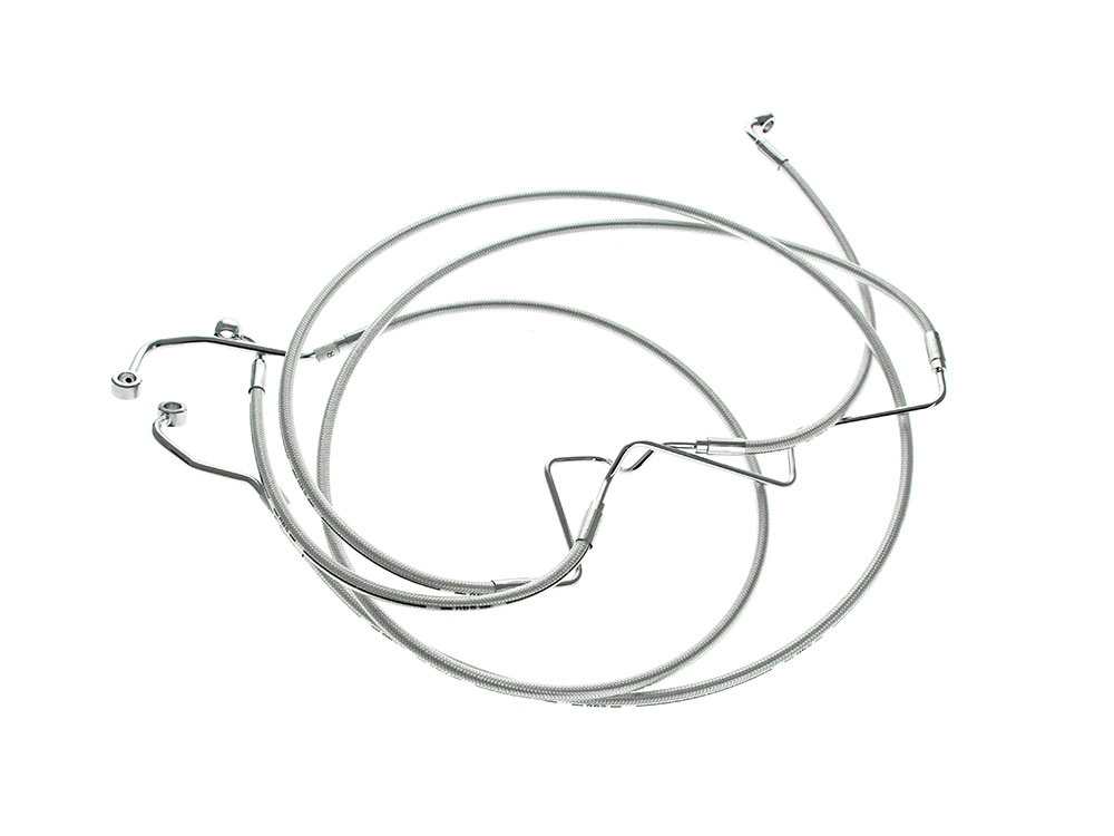 Lower Front Brake Line - Sterling Chromite. Fits Ultra Limited 2024up