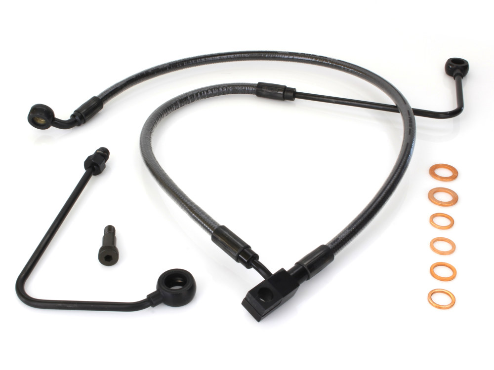 Lower Brake Line - Black Pearl. Fits FXS Blackline 2011-2013 & Breakout 2013-2014