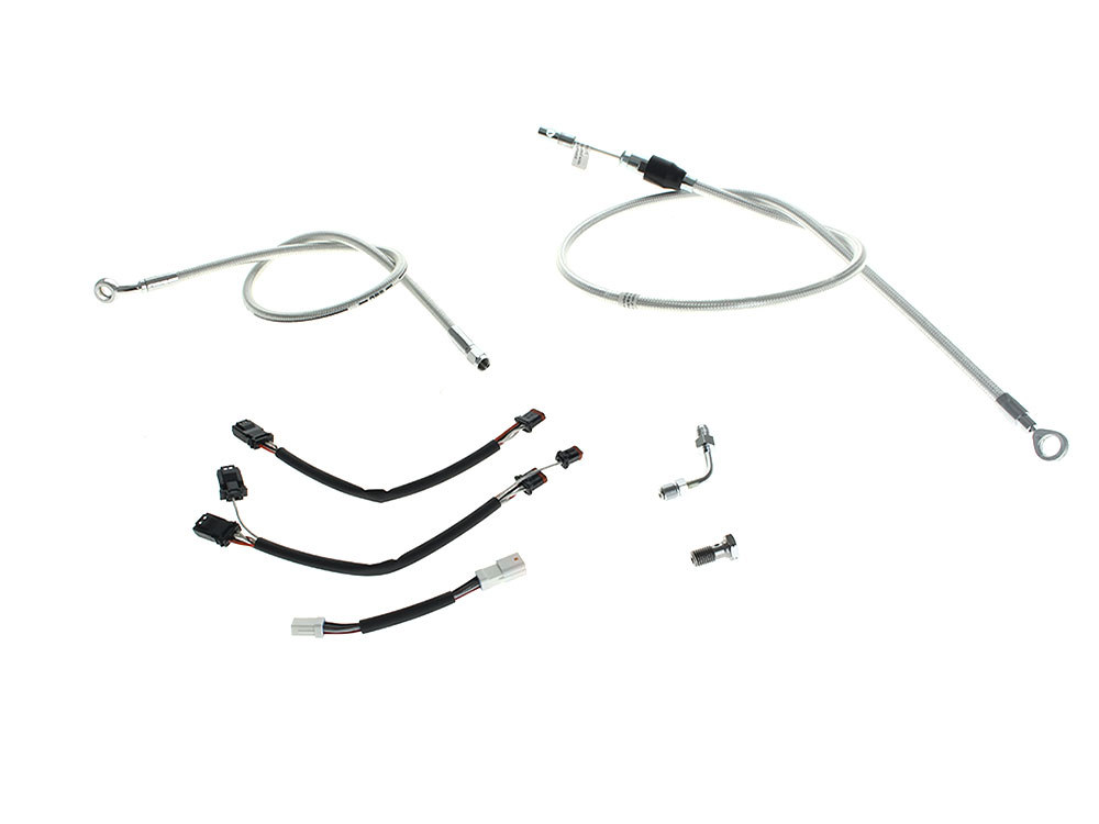 Sterling Chromite Cable Kit. Suits 12in. Ape Hangers on Breakout 2018-2024