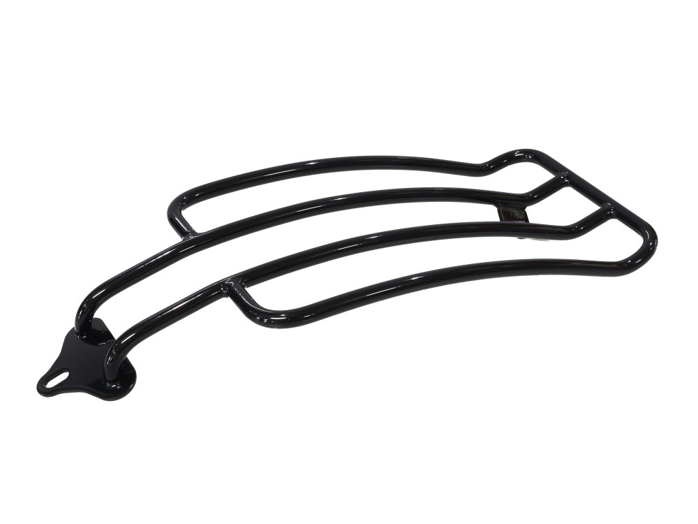 Solo Seat Luggage Rack - Gloss Black. Fits Street Bob 2018up & Standard 2020up.