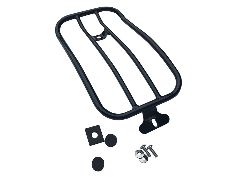 Solo Seat Luggage Rack – Black. Fits Softail Slim 2018-2021