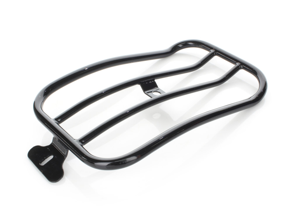 Solo Seat Luggage Rack - Gloss Black. Fits Dyna Low Rider 'S' 2016-2017 & Low Rider 'S' 2020up