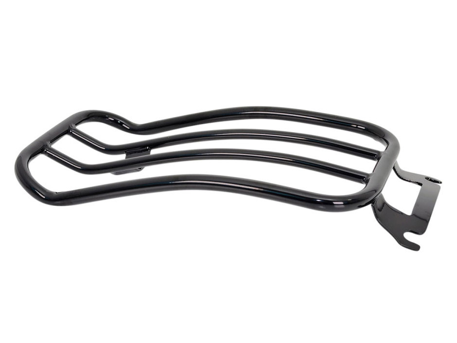 Solo Seat Luggage Rack - Gloss Black. Fits Touring 1997up.