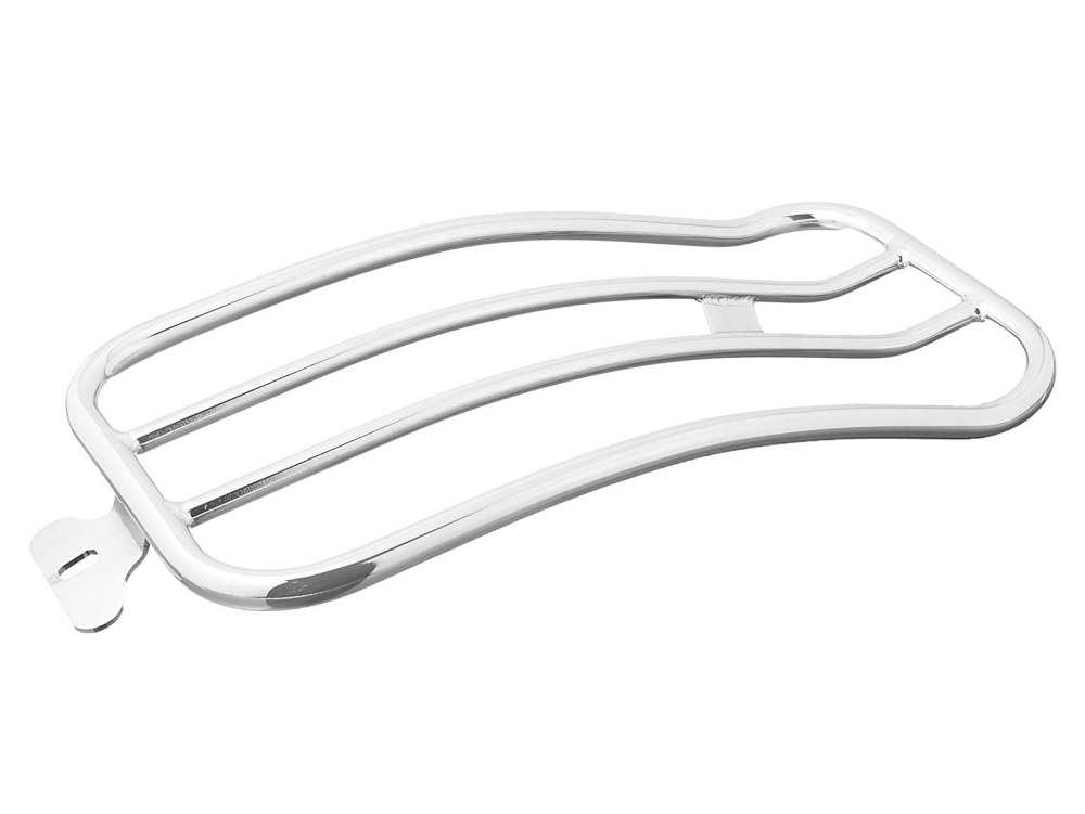 Solo Seat Luggage Rack - Chrome. Fits most Dyna 2006-2017.