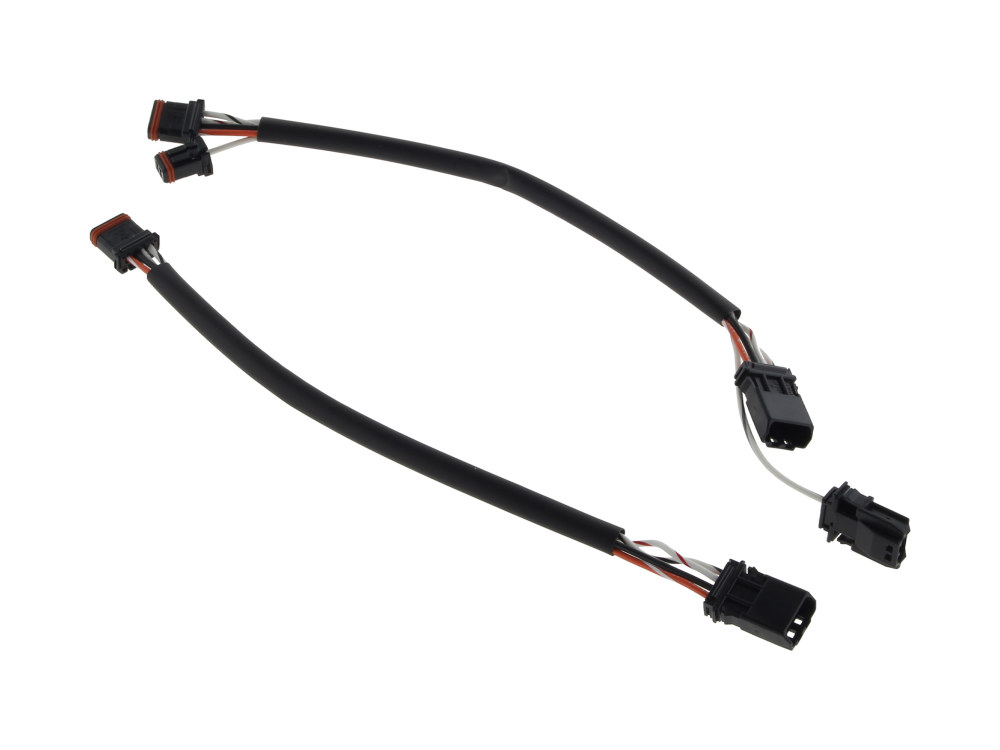 Handlebar Wiring Harness 8in. Extension Kit. Fits Softail 2011up, Touring 2014up, Sportster 2014-2021 & Dyna 2012-2017.