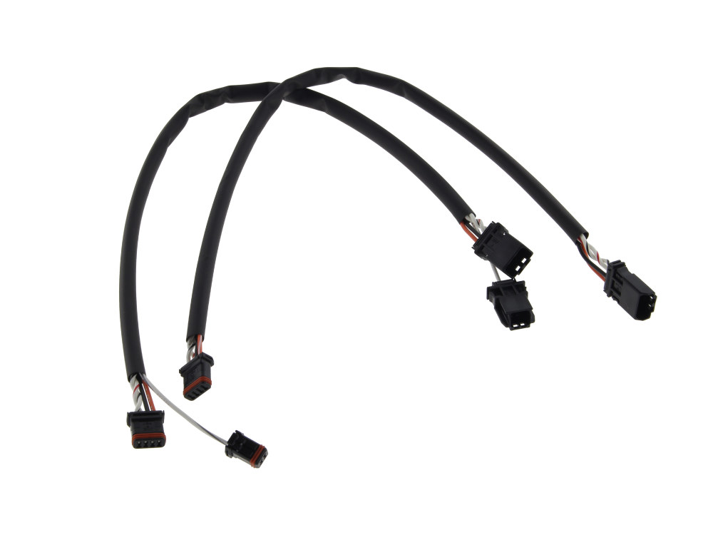 Handlebar Wiring Harness 15in. Extension Kit. Fits Softail 2011up, Touring 2014up, Sportster 2014-2021 & Dyna 2012-2017.