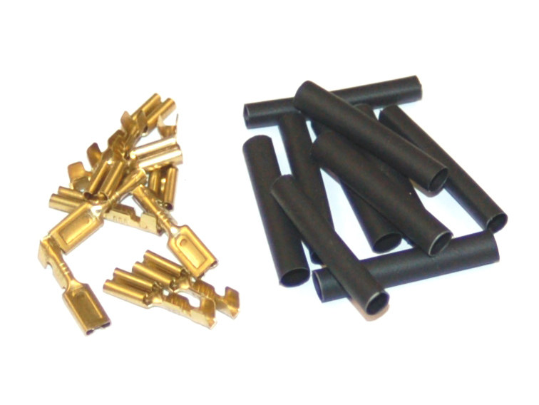 Front Brake Light Stitch Replacement Terminal Pins - Pack of 10. Fits H-D 1969 to 1981.