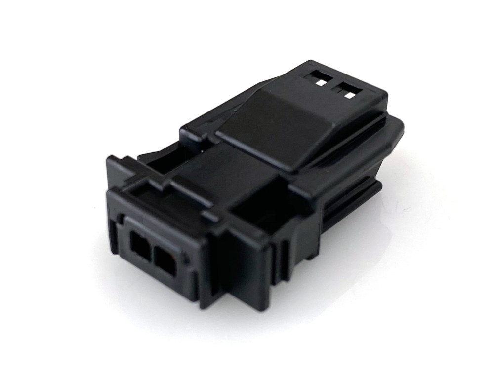 MX-1900 2-Position Pin Housing - Black.