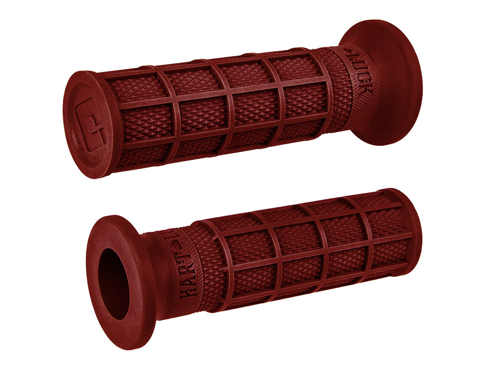 Hart-Luck Full Waffle 1in. Handgrips - Dark Red.