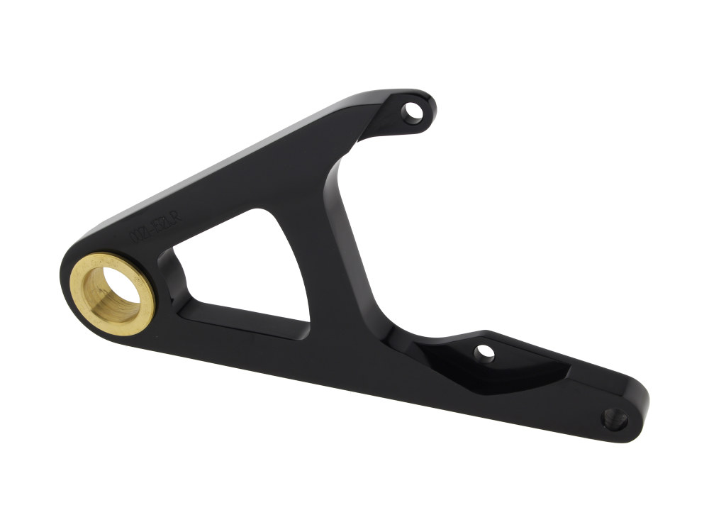 Right Hand Front Caliper Mount – Black. Fits Springer Softail FXSTS 2000up when using Performance Machine 125x4S Caliper.