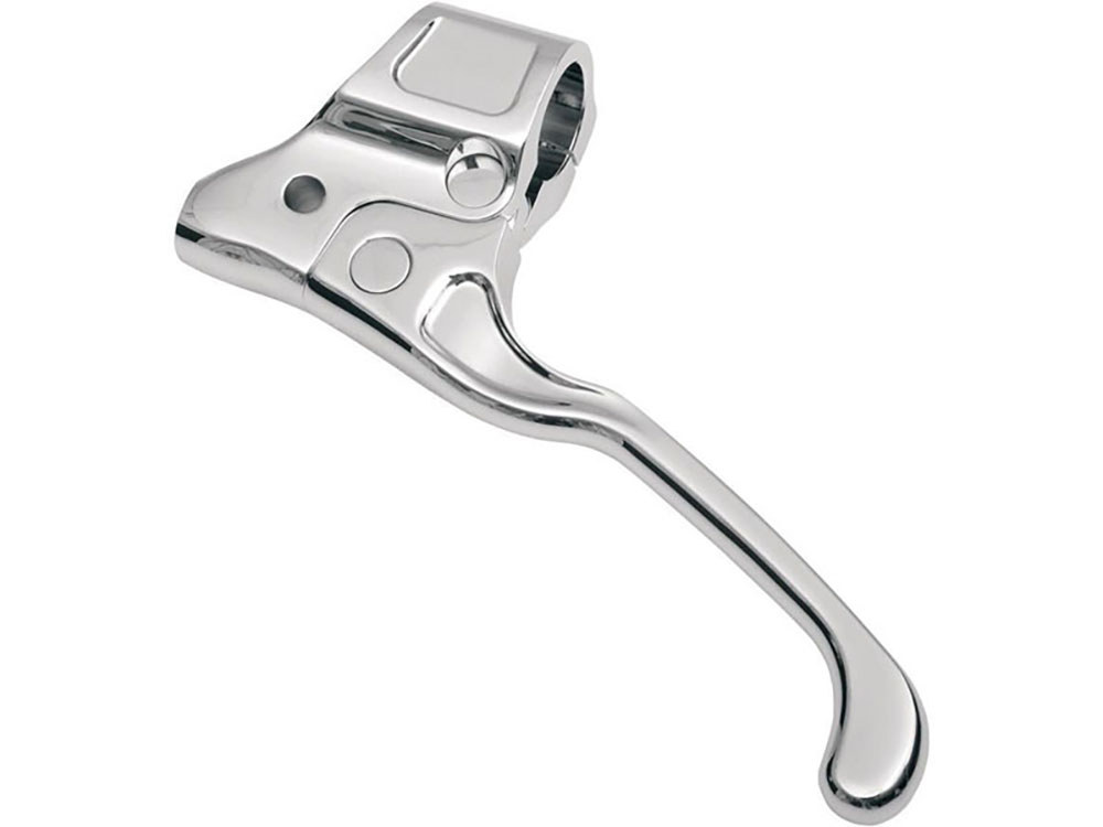 Clutch Perch & Lever Assembly - Chrome. Fits Big Twin 1984-2006.